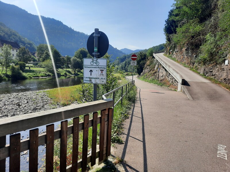 Radweg nach Hausach