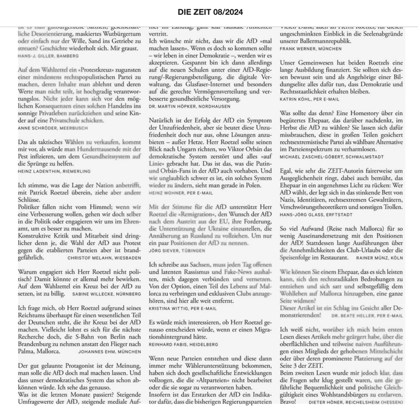 Leserbrief